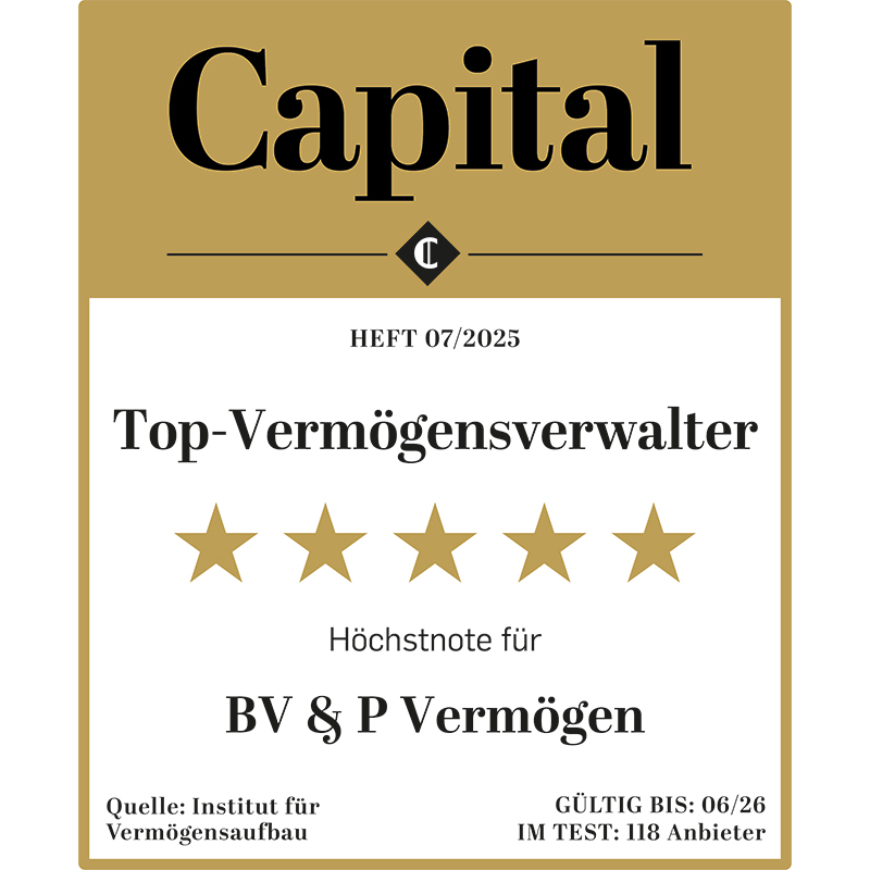2025 Vermögensverwalter allgemein 5 Sterne BV&P Vermögen_800x800px